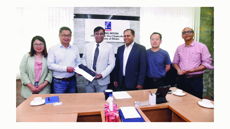 ঢাবি প্রো-ভাইস চ্যান্সেলর সাথে চীনা প্রতিনিধি দলের সাক্ষাৎ