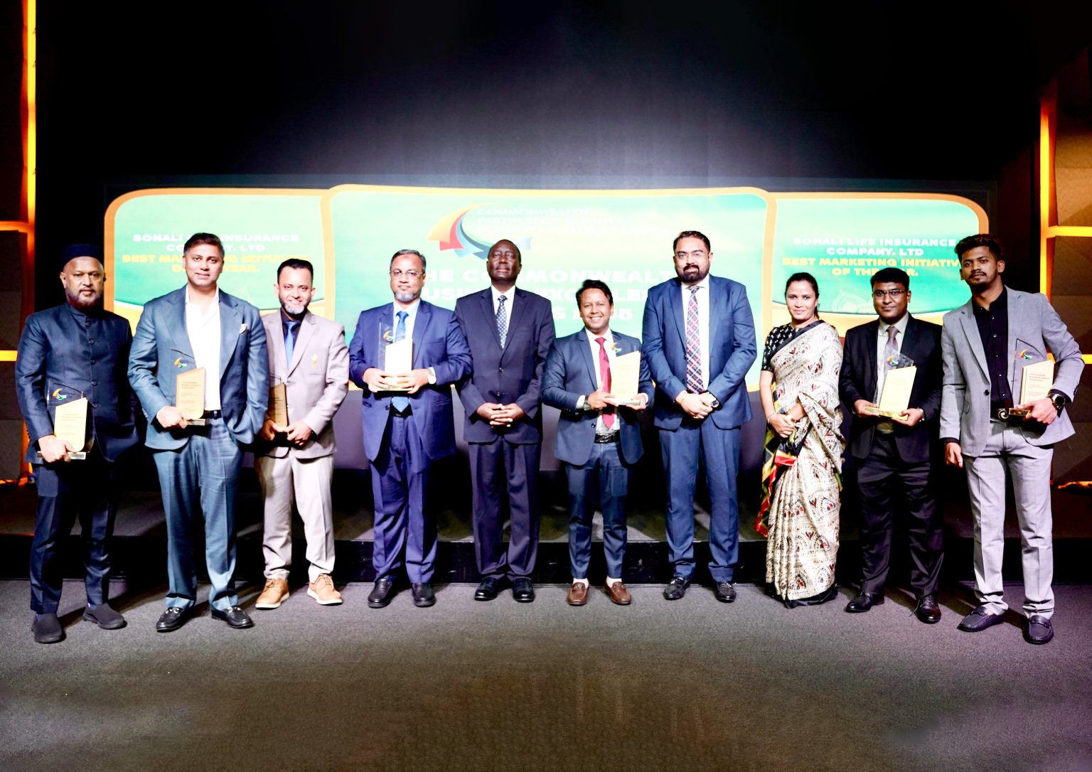 সোনালী লাইফের দ্বিতীয়বার কমনওয়েলথ পার্টনারশীপ সামিট এন্ড বিজনেস এক্সিলেন্স অ্যাওয়ার্ড অর্জন