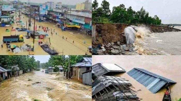 বন্যা ও অর্থনীতির দ্বৈত চাপে বাংলাদেশ