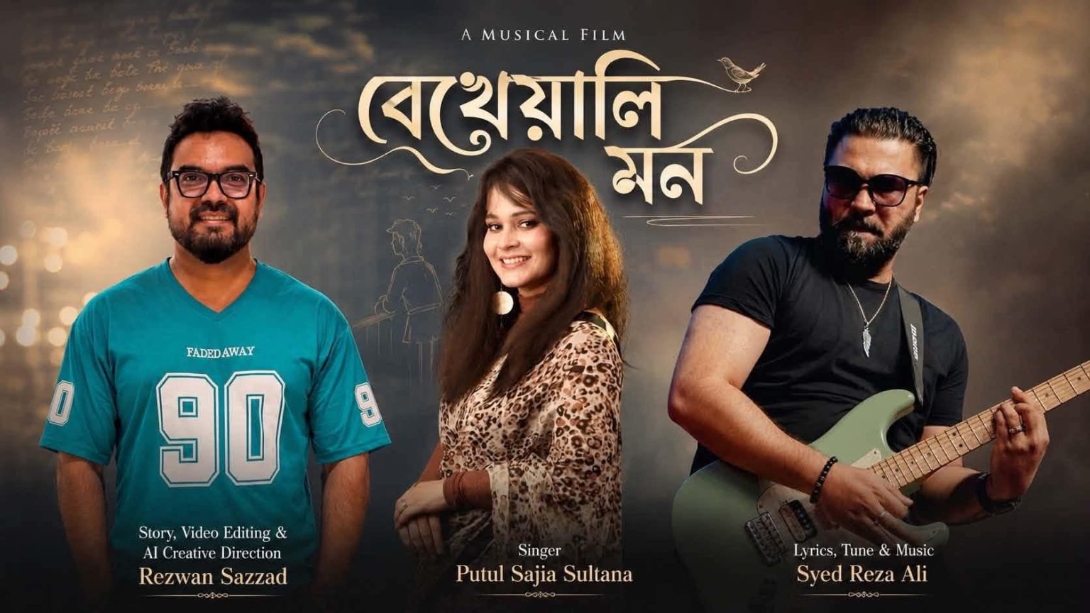 পুতুলের কণ্ঠে সৈয়দ রেজা আলীর নতুন মিউজিক্যাল ফিল্ম ‘বেখেয়ালি মন’
