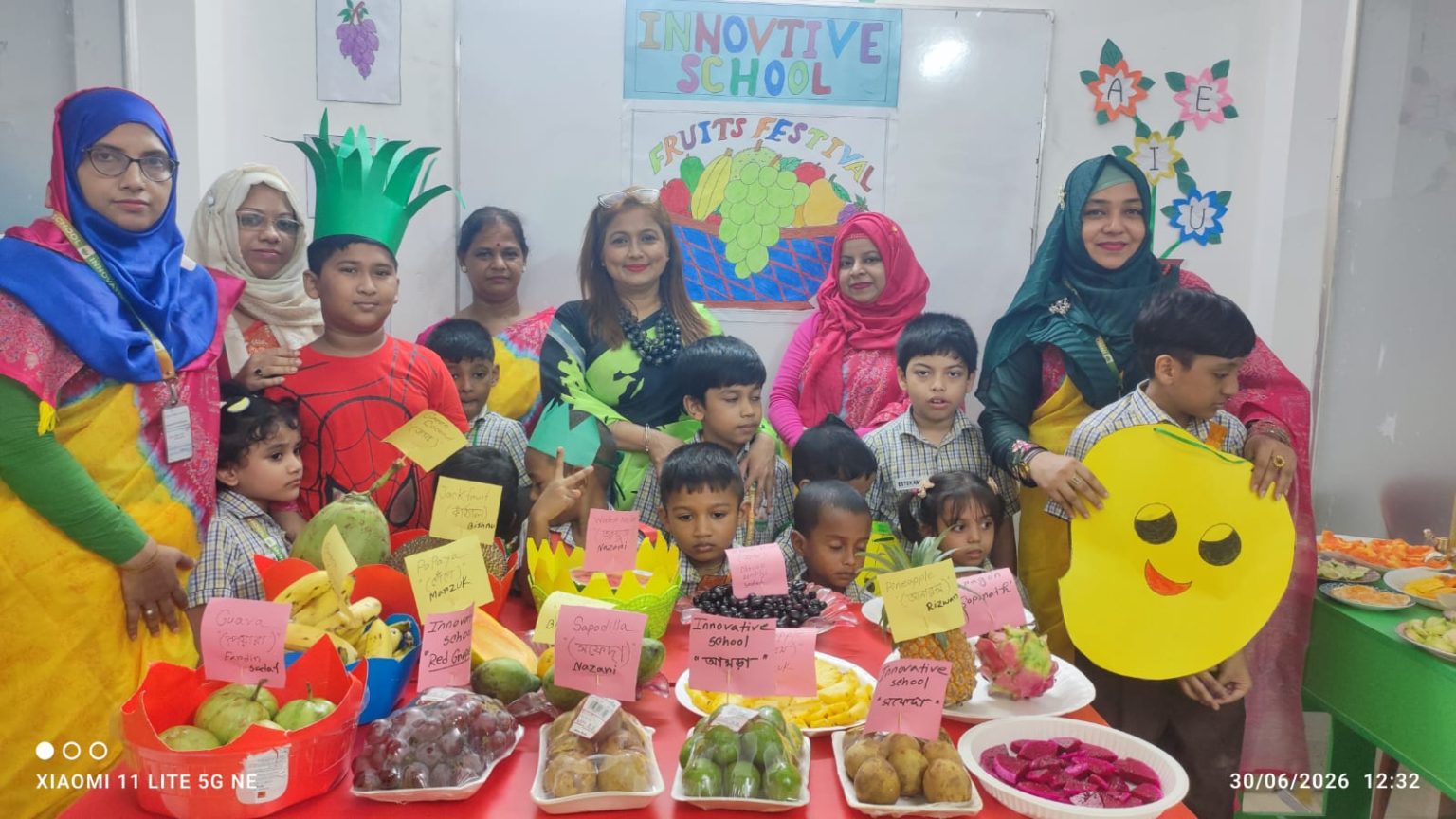 মিরপুরে ইনোভেটিভ স্কুলে ব্যতিক্রমী ফল উৎসব